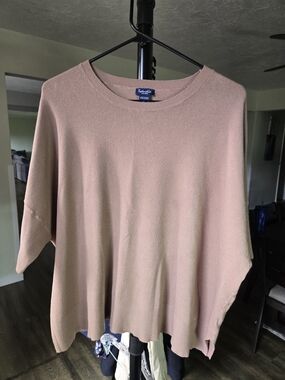 Splendid Boxy Knit Sweater in Dusty Rose